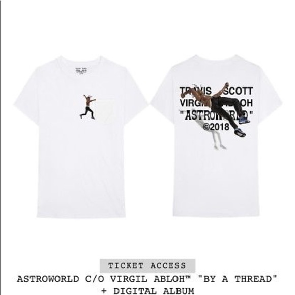 Off-White Tops - Brand new Astroworld c/o Virgil tee shirt